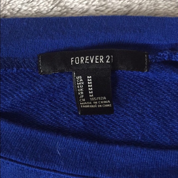 Royal blue crop top - Picture 3 of 3